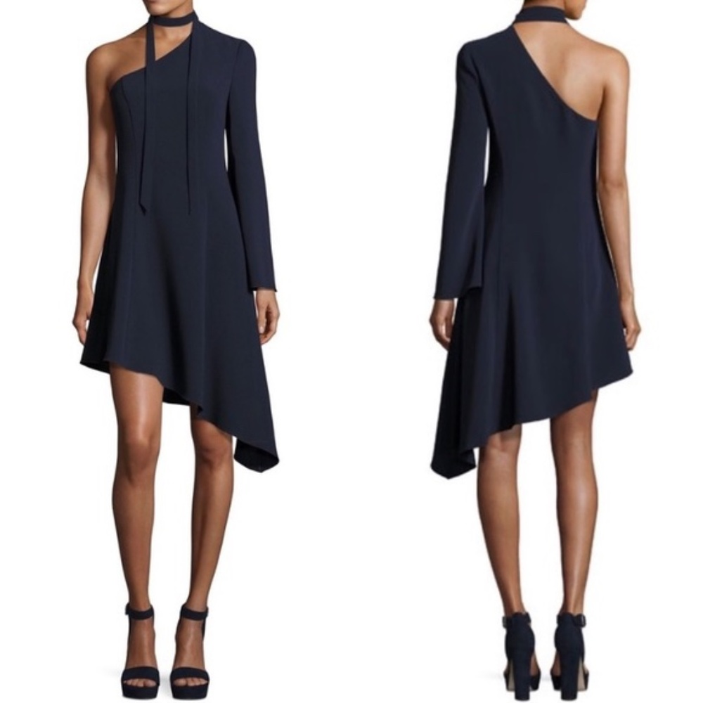 NWT Cinq A Sept Kierra One Shoulder dress - size 4